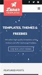 Mobile Screenshot of lunartemplates.com